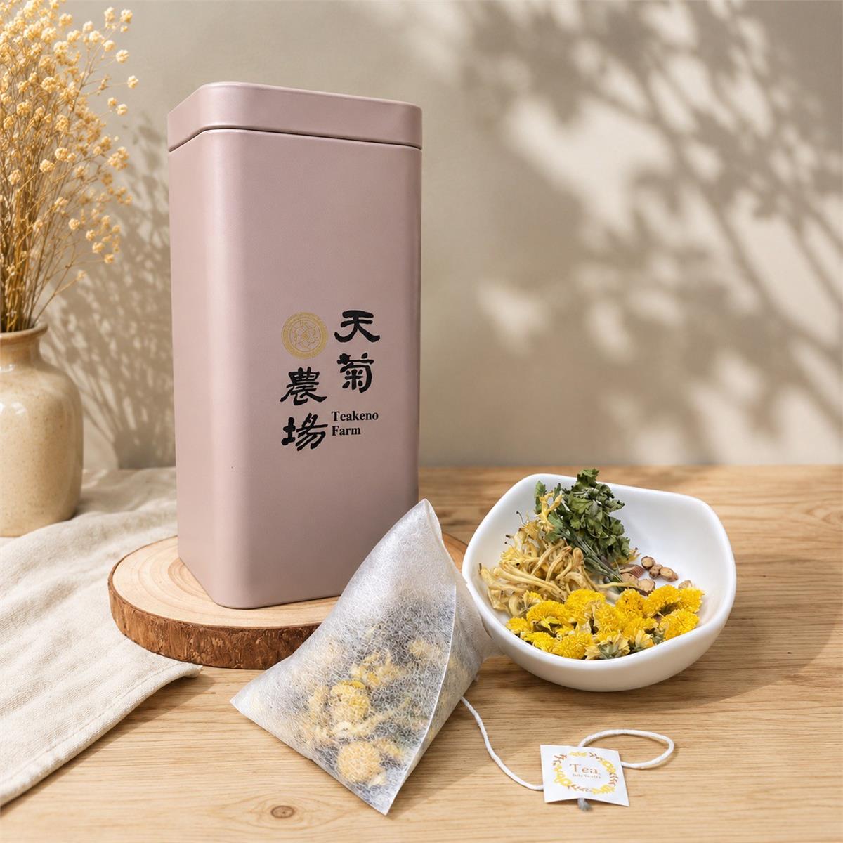 天菊農場,金衛茶(天菊忍冬茶)經濟包罐裝15入